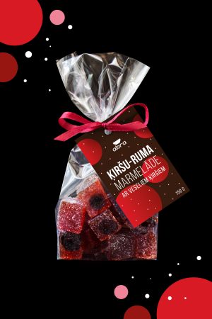 Ķiršu-ruma marmelāde ar veseliem ķiršiem, 150 g